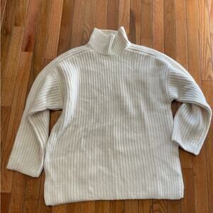 COS pure chunky cashmere ribbed sweater small 100% cashmere
